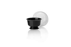 CUP OP VOET PP ZWART 600st
